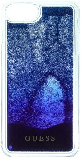 Guess Kryt Liquid Glitter Hard (Apple iPhone 6/6S/7), tmavě modrá
