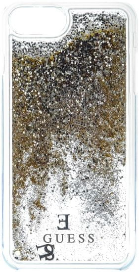 Guess Kryt Liquid Glitter Hard (Apple iPhone 6/6S/7), zlatá - použité