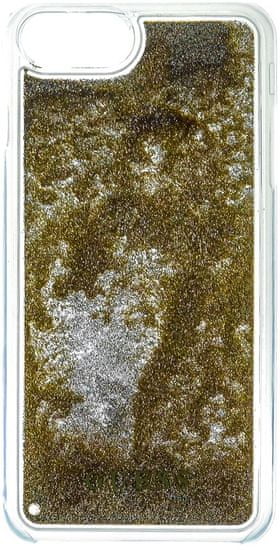 Guess Kryt Liquid Glitter Hard (Apple iPhone 6/6S/7), světle zlatá