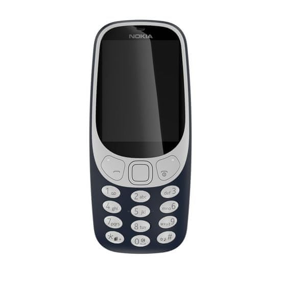 Nokia 3310 Dual SIM, modrá - rozbaleno