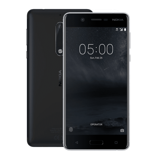 Nokia 5, matná - černá DUAL SIM