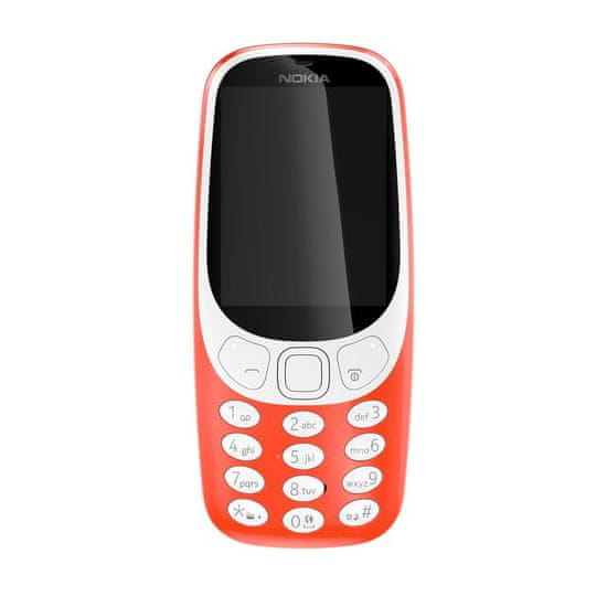 Nokia Nokia 3310 Dual SIM, červená - zánovní