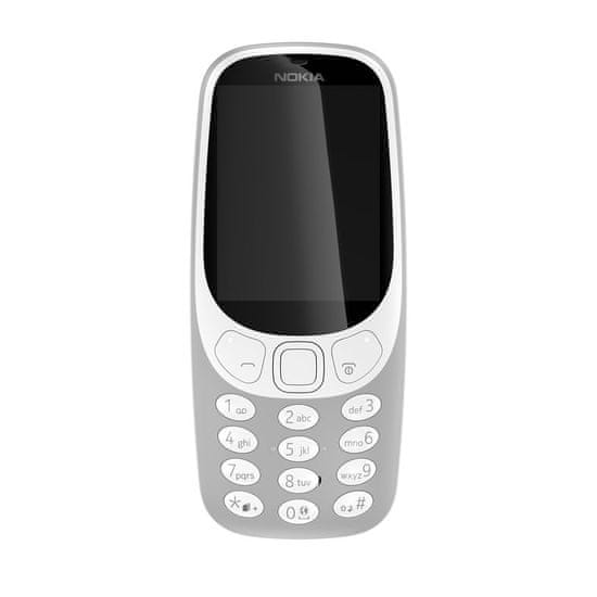 Nokia 3310 Dual SIM, šedá - rozbaleno