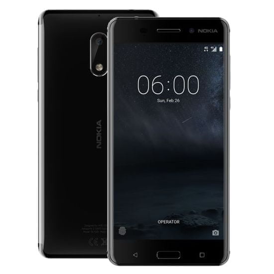 Nokia 6 Dual SIM, černá - rozbaleno