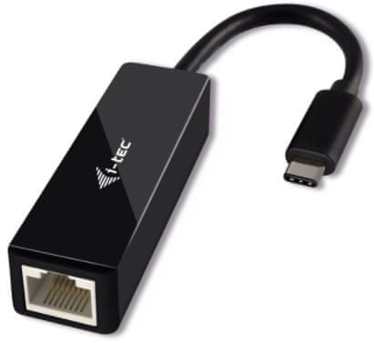I-TEC GLAN adaptér (USB-C/GbE port), černý - rozbaleno
