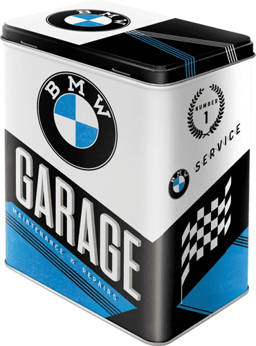 Postershop Plechová dóza BMW Garage