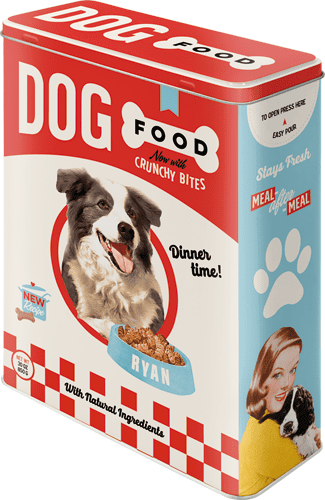 Postershop Plechová dóza Dog Food
