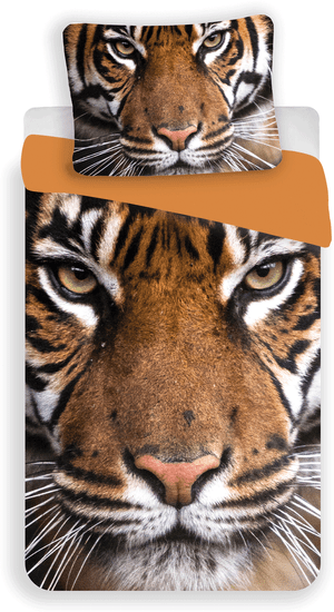 Jerry Fabrics bavlna povlečení Tygr 2017 140x200 70x90