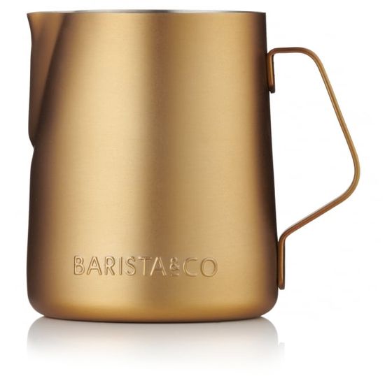BARISTA&CO konvička na mléko 350 ml Electric Gold - použité
