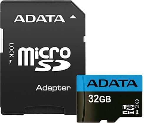 Adata microSDHC 32GB Premier UHS-I s adaptérem (AUSDH32GUICL10 85-RA1)