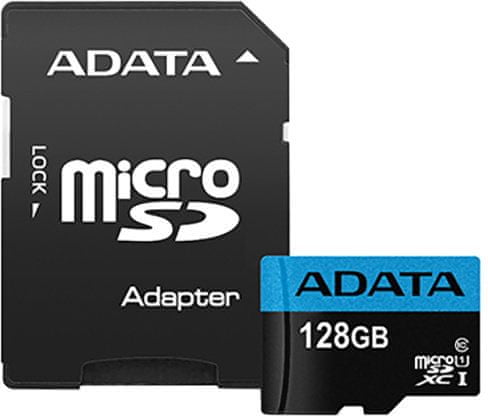 Adata microSDXC 128GB Premier UHS-I s adaptérem (AUSDX128GUICL10 85-RA1)