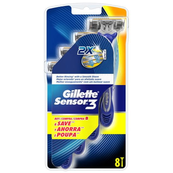 Gillette Sensor 3 8 ks