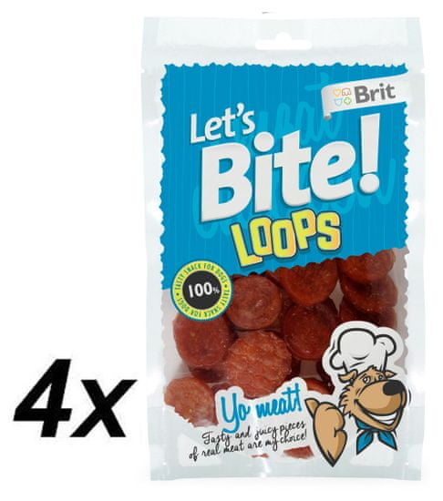 Brit Lets Bite Loops 4 x 80g