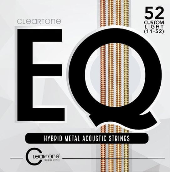 Cleartone EQ 11-52 Custom Light Kovové struny pro akustickou kytaru