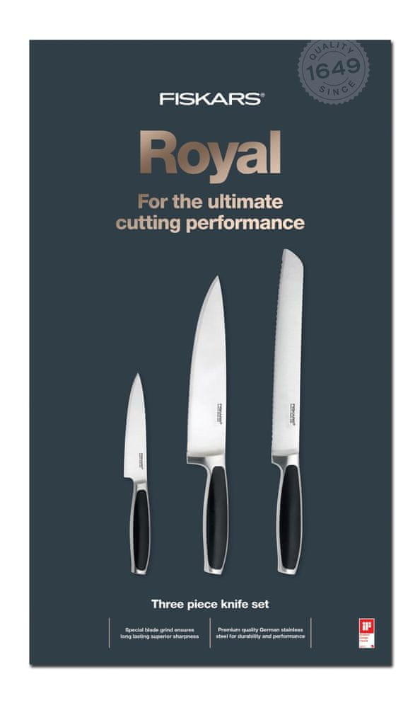 Fiskars Set tří nožů Royal 1016464