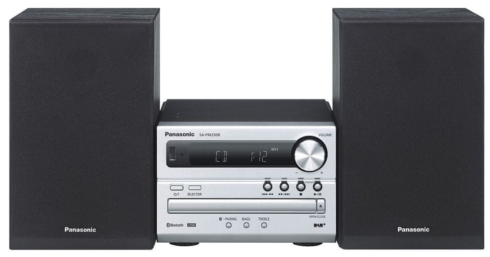 Levně Panasonic SC-PM250BEG-S, stříbrná/černá