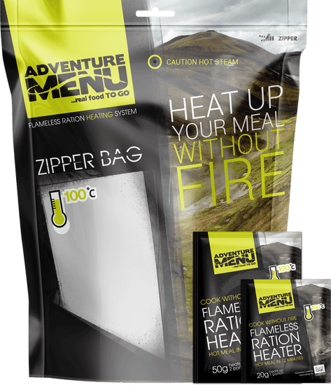 Adventure Menu Samoohřev ALL IN ONE 3x + 2x50 g + zipper bag 20 g