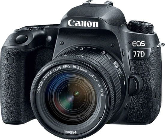 Canon EOS 77D + 18-55 IS STM - rozbaleno