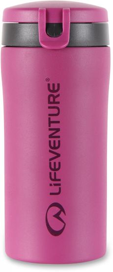 Lifeventure Flip-Top Thermal Mug pink