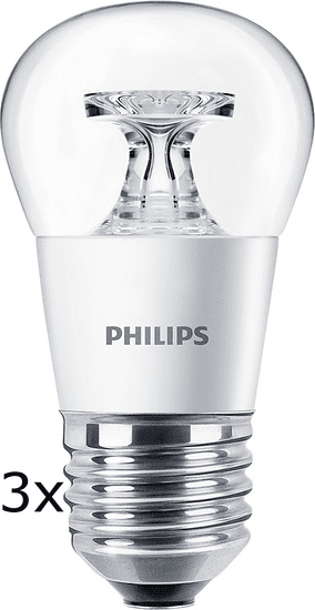 Philips CorePro Ledluster 4-25W E27 827 P45 CL ND 3 ks