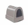 IMAC Krytý kočičí záchod s výsuvnou zásuvkou pro stelivo šedá