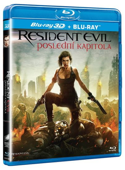Resident Evil: Poslední kapitola 3D + 2D (2 disky) - Blu-ray