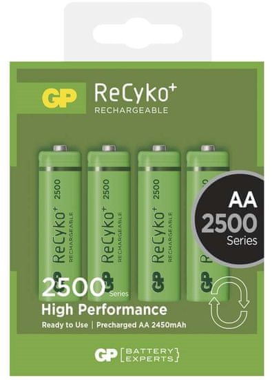 GP Nabíjecí baterie GP ReCyko+ 2500 (AA), 4 ks