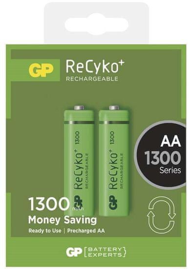 GP Nabíjecí baterie GP ReCyko+ 1300 (AA), 2 ks