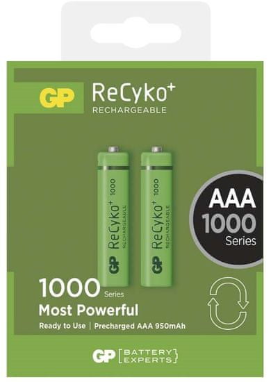GP Nabíjecí baterie GP ReCyko+ 1000 (AAA), 2 ks