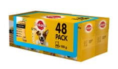 Pedigree  Vital Protection kapsičky masový výběr se zeleninou ve šťávě pro dospělé psy 48 x 100g