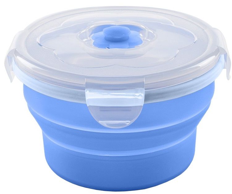 Nuvita Skládací silikonová miska 230 ml, Blue