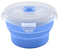 Nuvita Skládací silikonová miska 230 ml, Blue