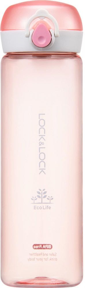 Lock&Lock Láhev Bisfree One Touch 550 ml, růžová