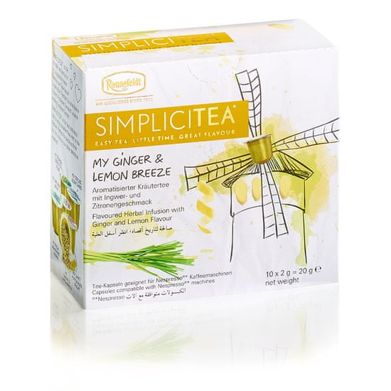 Ronnefeldt Simplicitea Ginger & Lemon10 kapslí