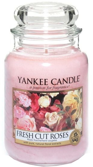 Yankee Candle Fresh Cut Roses Classic velký 623 g