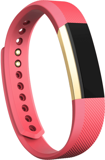 Fitbit Alta, Pink/Gold, Large