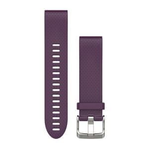 Garmin náhradní řemínek pro Fenix 5S QuickFit™ 20, fialový - rozbaleno