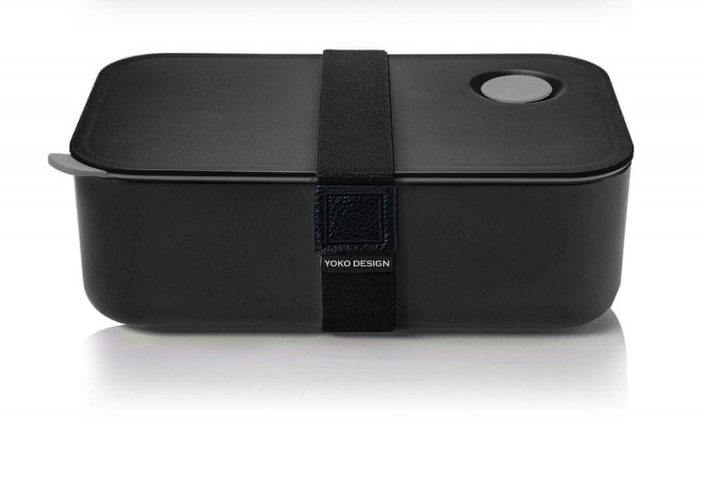 Yoko Design Svačinový box na jídlo 1l černá