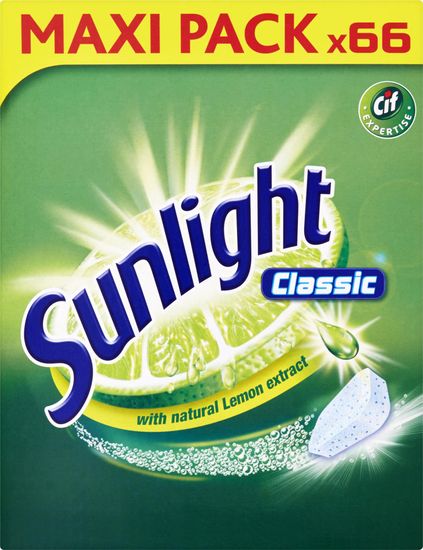 Sunlight Classic Tablety do myčky nádobí 66 ks