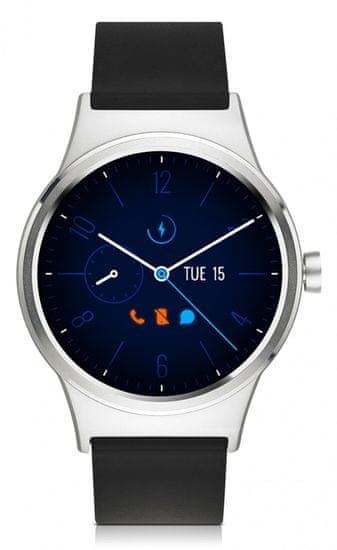 TCL MOVETIME Smartwatch, stříbrná/černá