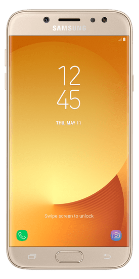 Samsung Galaxy J7, 2017, J730, Dual SIM, zlatý