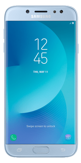 Samsung Galaxy J7, 2017, J730, Dual SIM, stříbrno-modrý