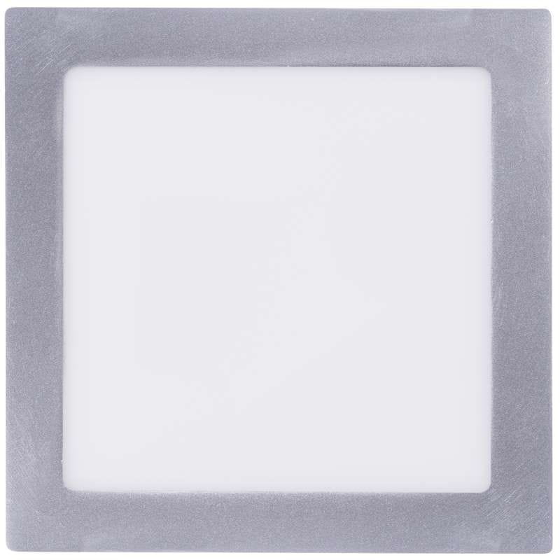 Emos LED přisazené svítidlo čtverec 18W neutrální bílá, stříbrná - rozbaleno