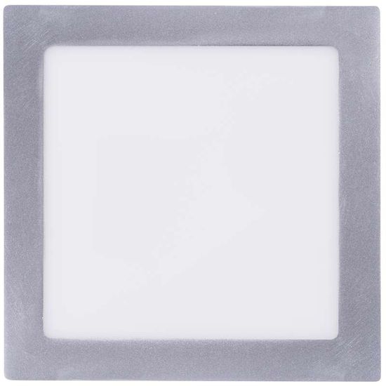 Emos LED přisazené svítidlo čtverec 18W neutrální bílá, stříbrná
