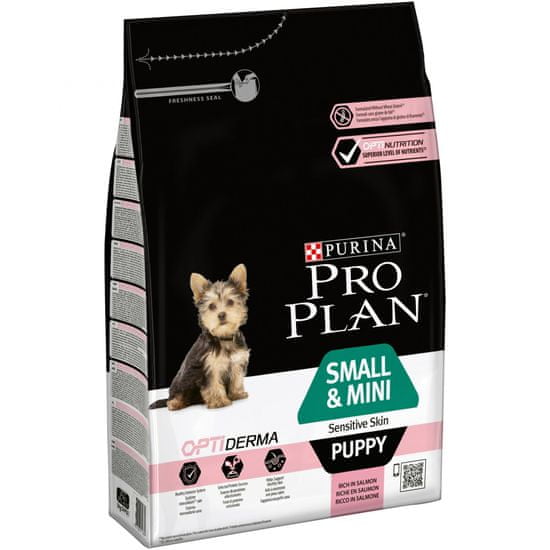 Purina Small & Mini Puppy OPTIDERMA pro citlivou kůži 3kg