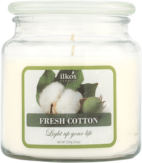 Ilkos Vonná svíčka Fresh Cotton, střední