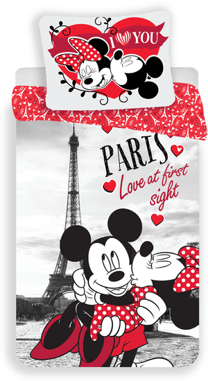 B.E.S. Petrovice povlečení Mickey and Minnie in Paris 140x200 70x90