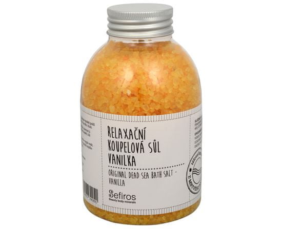 Sefiros Relaxační koupelová sůl Vanilka 500 g
