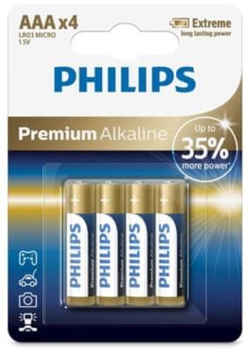 Philips LR03M4B/10 baterie AAA Premium Alkaline