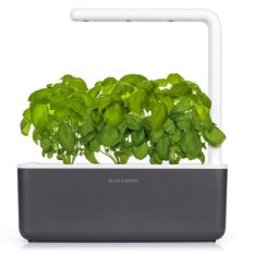 Click and Grow chytrý květináč pro pěstování bylinek, zeleniny, květin a stromů - Smart Garden 3, šedá